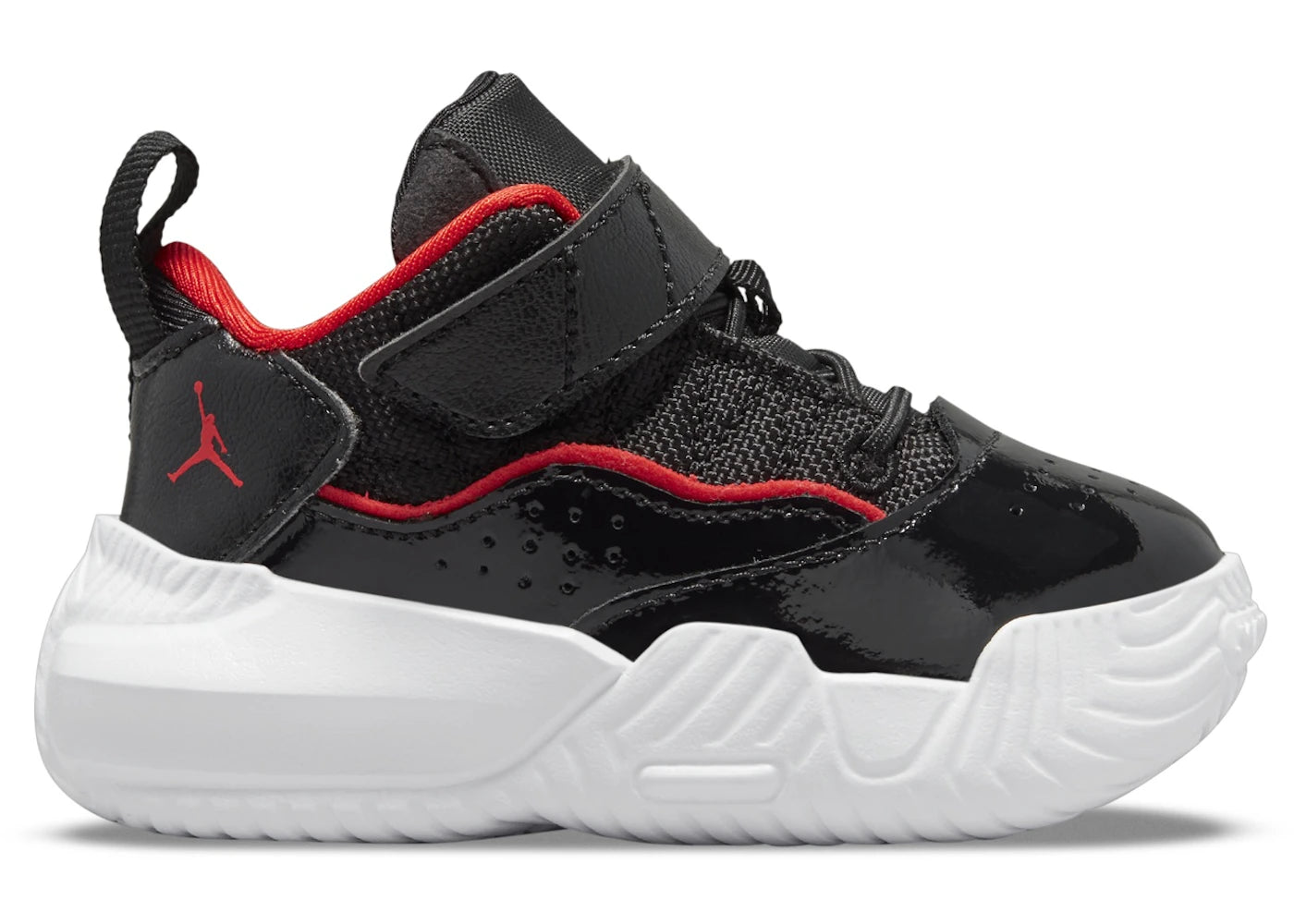 Jordan Stay Loyal Black White Wolf Grey Chile Red (TD)