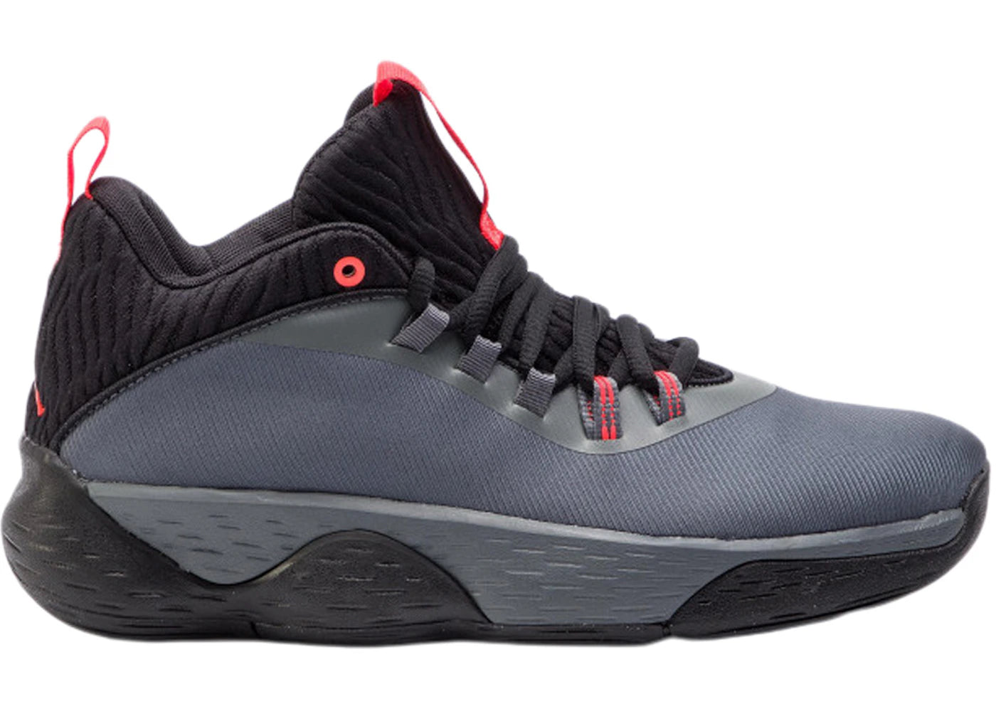 Jordan Super.Fly MVP Iron Grey Black Bright Crimson