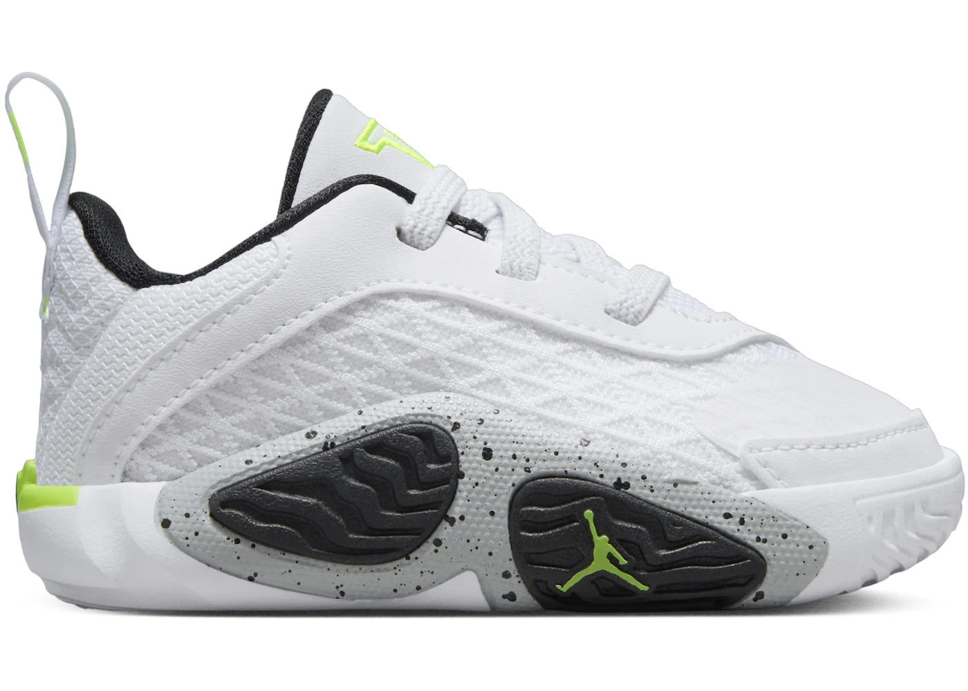 Jordan Tatum 2 White Black Wolf Grey Electric Green (TD)