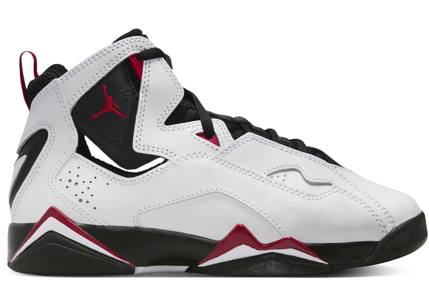 Jordan True Flight White Black Varsity Red (GS)