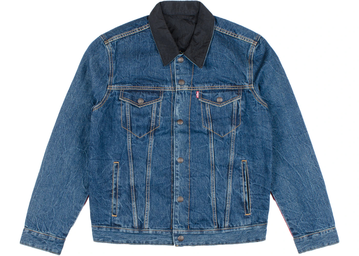 Jordan x Levi's Reversible Trucker Jacket Indigo