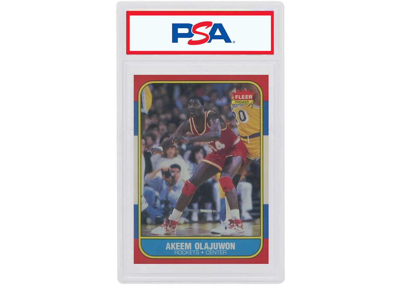 Akeem Olajuwon 1986 Fleer Rookie #82 (PSA or BGS Graded)