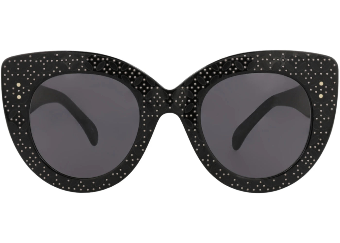 Alaia Cat Eye-Frame Acetate Sunglasses Black Black Grey (AA0042S-30008459-001)