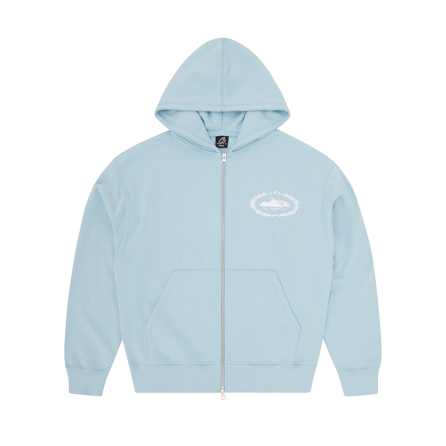 Corteiz Superior Royale Zip Hoodie Baby Blue