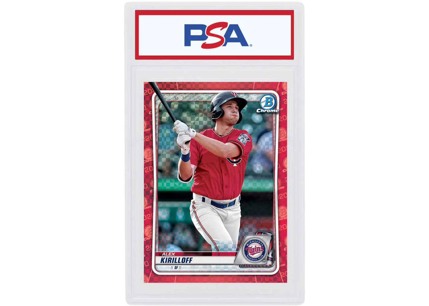 Alex Kirilloff 2020 Bowman Chrome X Red X-Fractor 1/1 #BCP-151