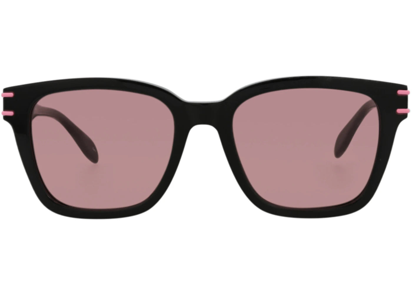Alexander McQueen Cat Eye-Frame Recycled Acetate Sunglasses Black Black Pink (AM0399SA-30014331-002)