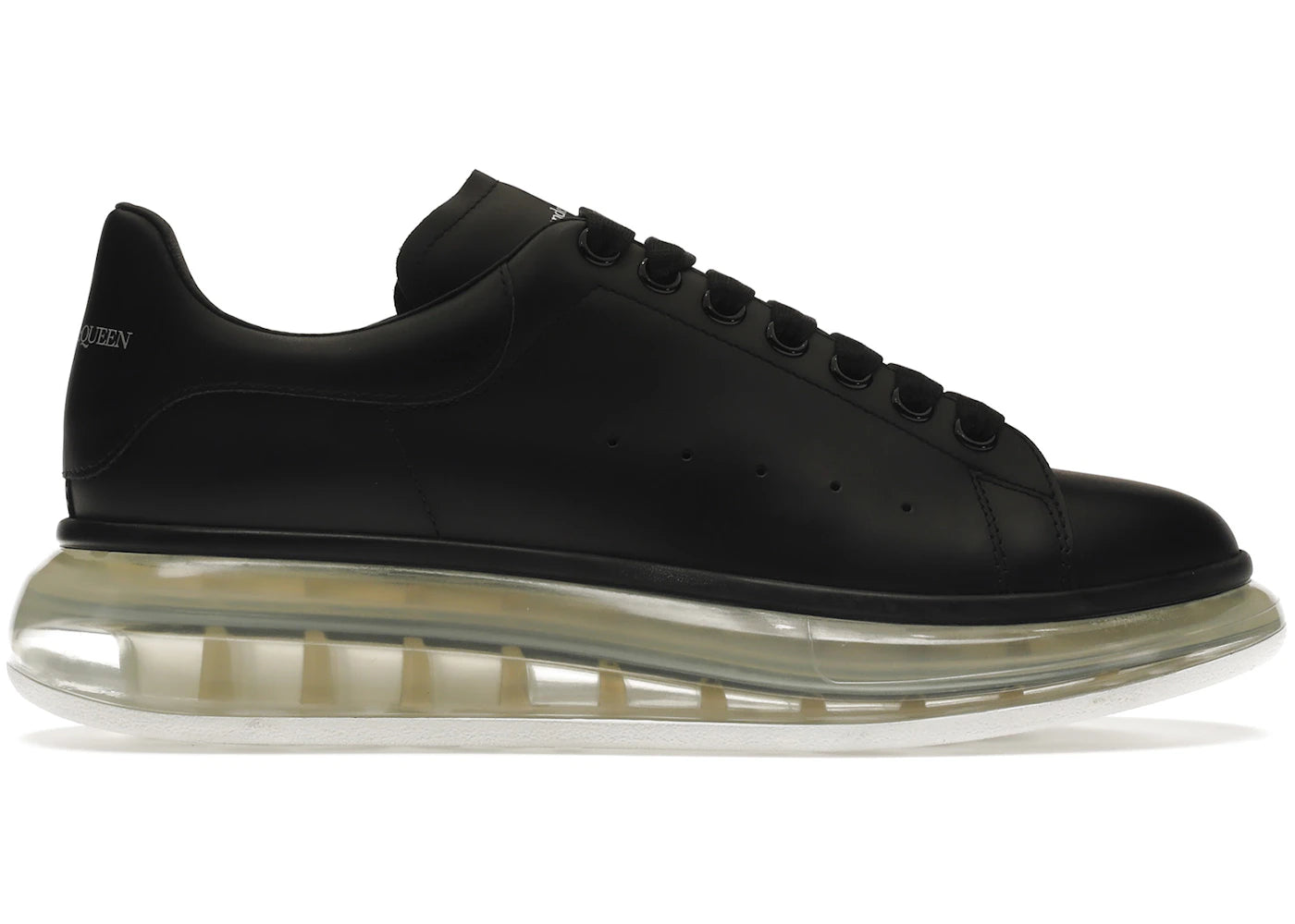 Alexander McQueen Oversized Black Black Clear Sole