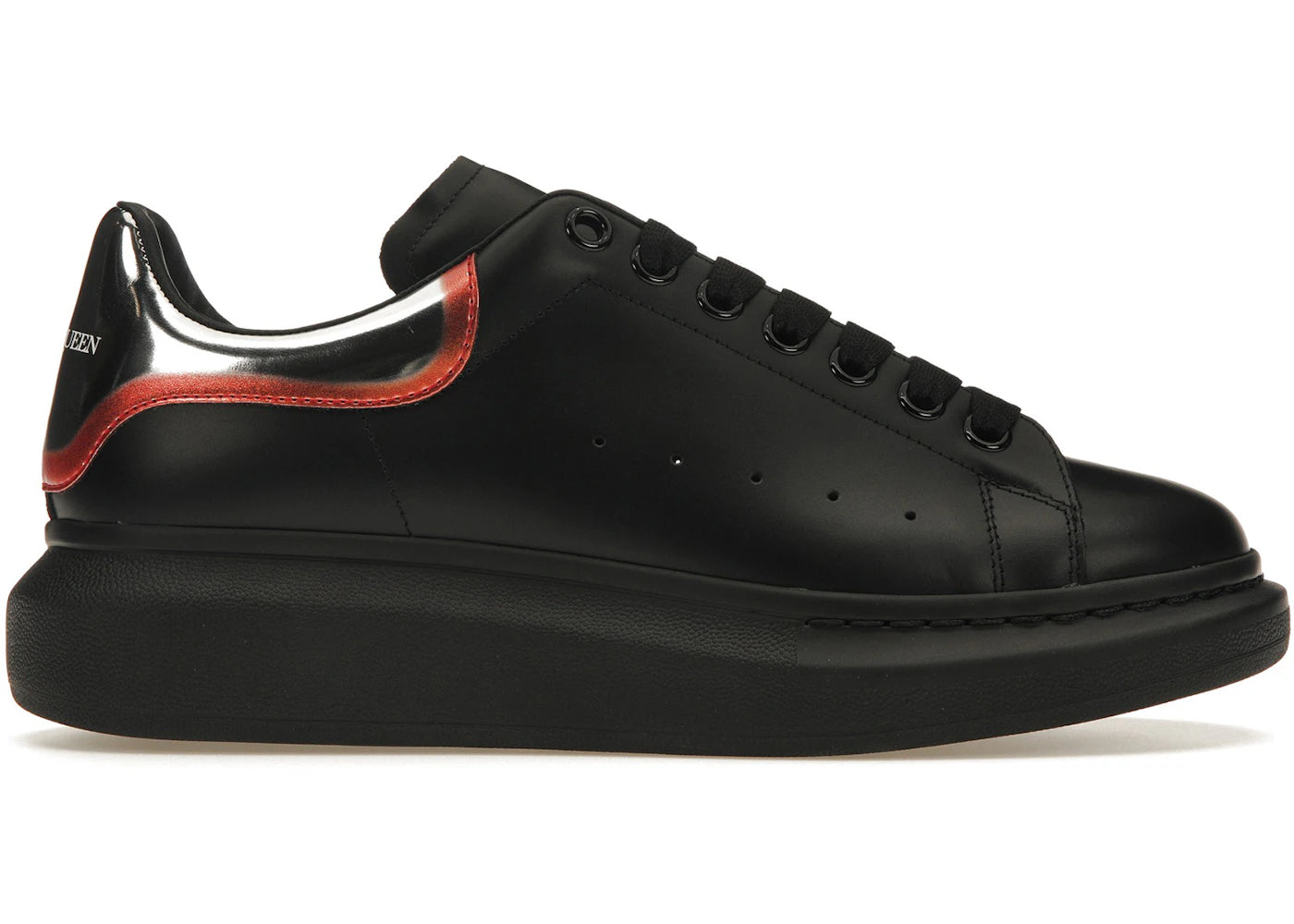 Alexander McQueen Oversized Black Silver Multi