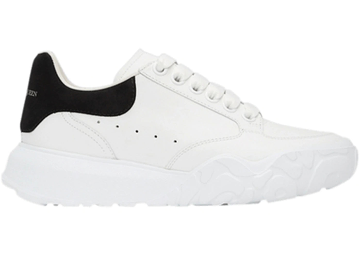 Alexander McQueen Oversized Court Trainer White Black (Women's)