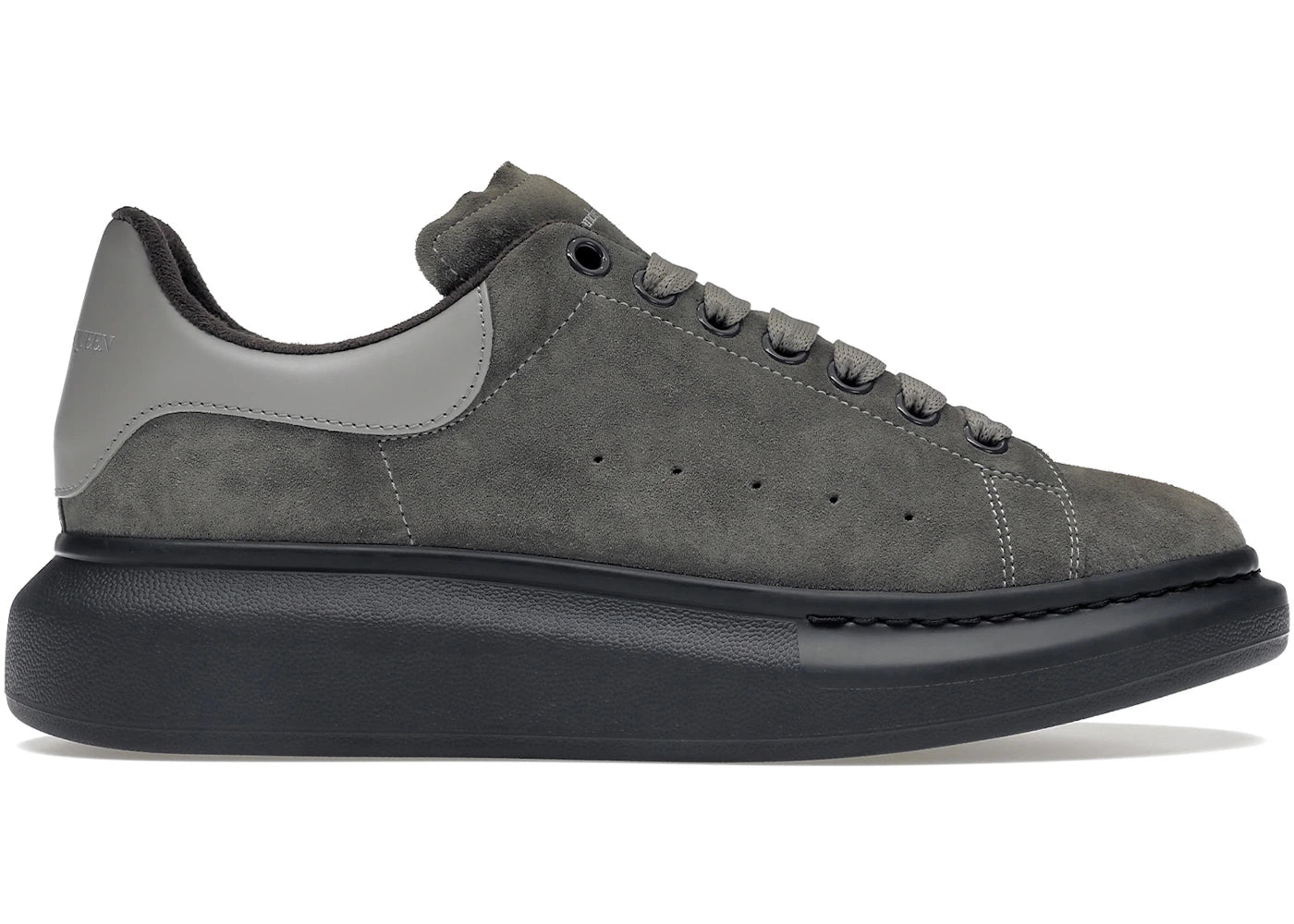 Alexander McQueen Oversized Dark Grey Black Suede