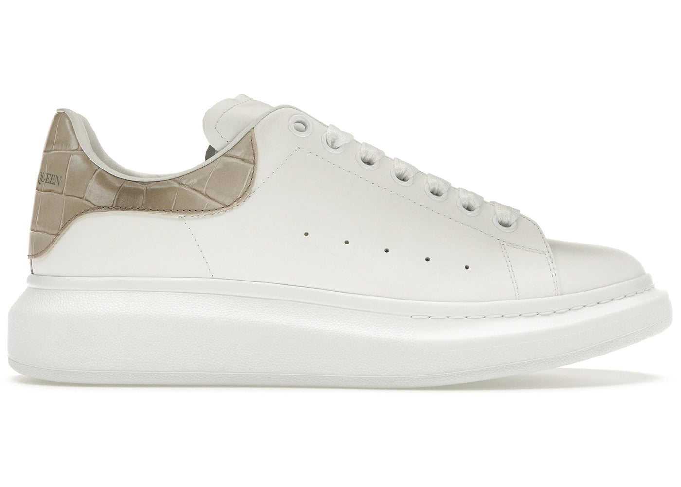 Alexander McQueen Oversized White Beige