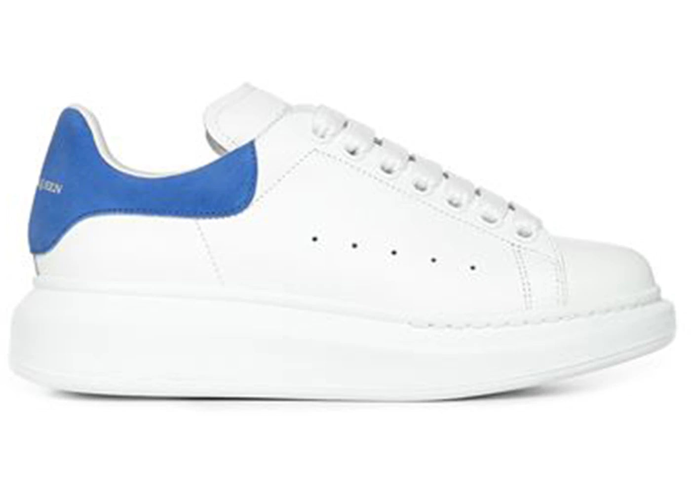 Alexander McQueen Oversized White Electric Blue (Women's)