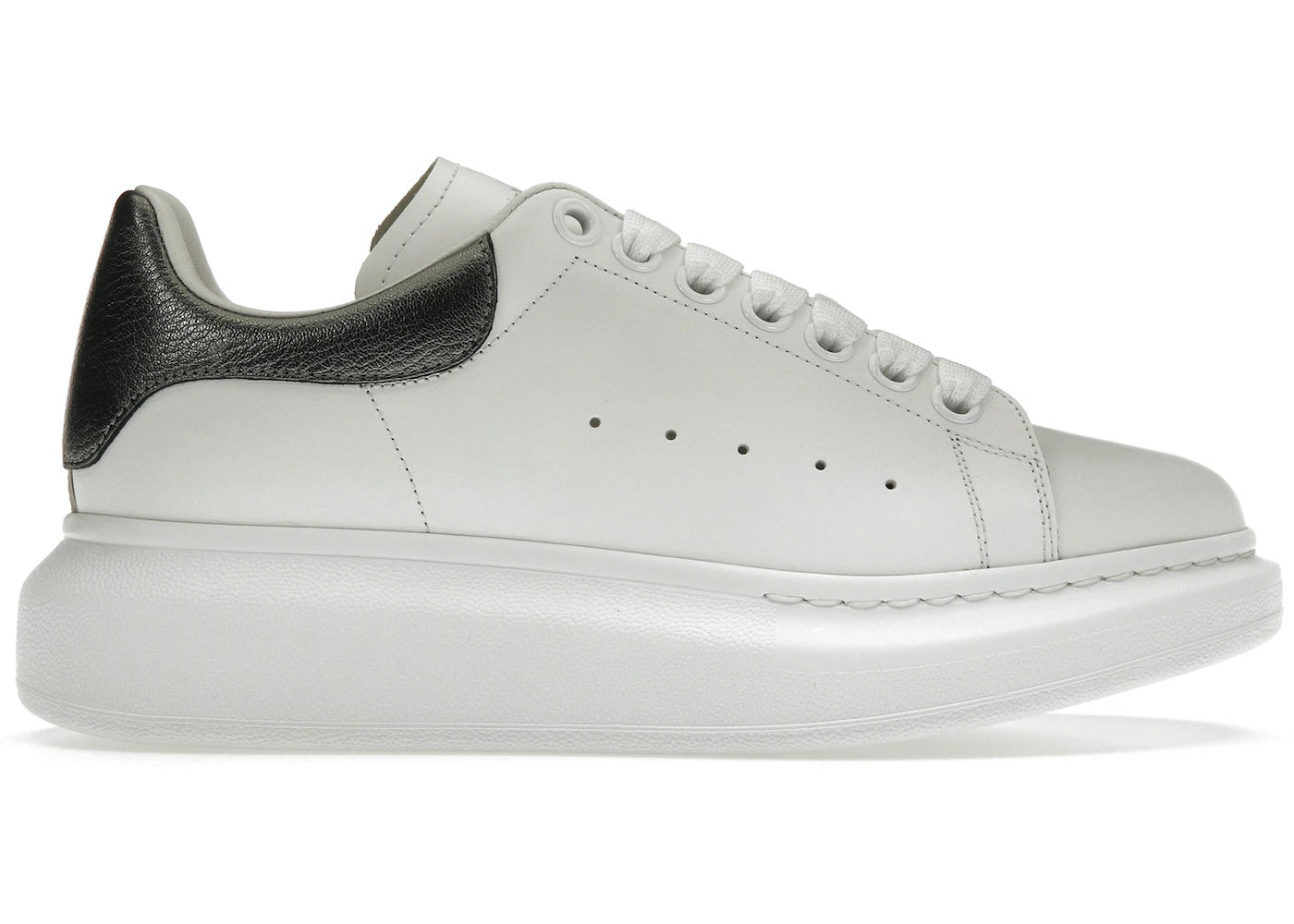 Alexander McQueen Oversized White Metallic