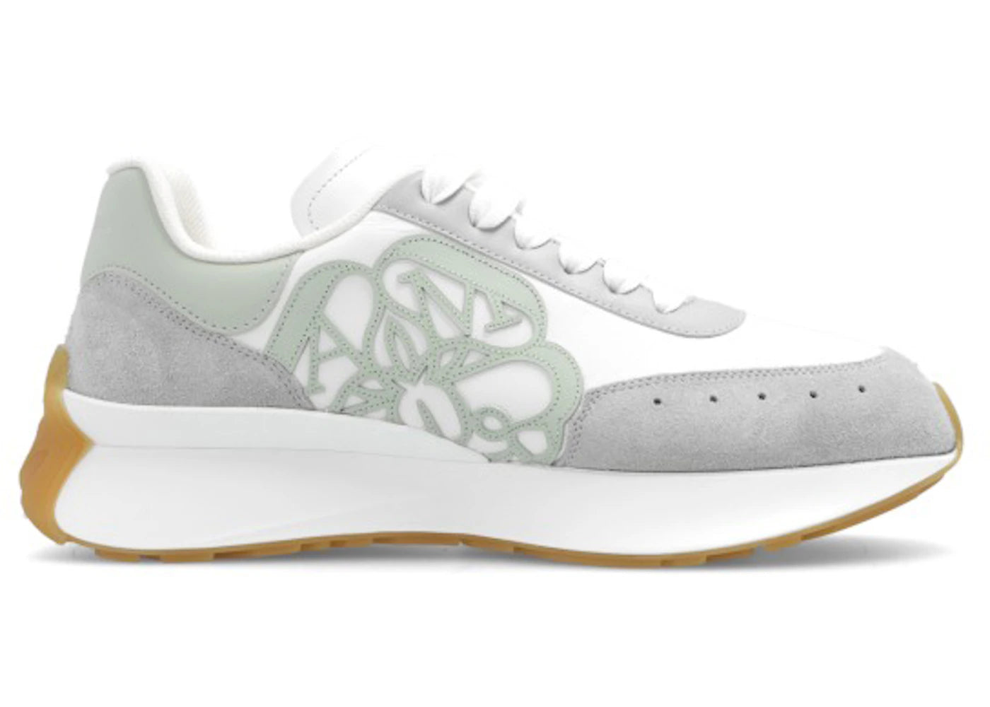 Alexander McQueen Sprint Runner Grey Green (Women's)