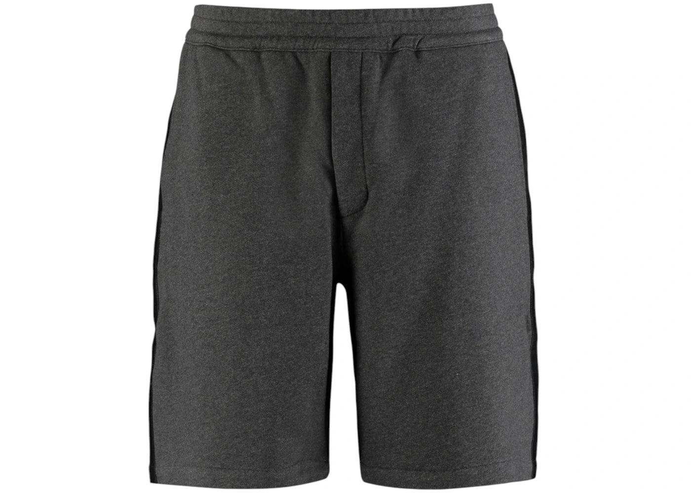 Alexander McQueen Straight Leg Stripe Track Shorts Grey