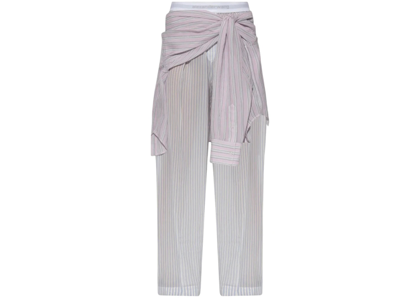 Alexander Wang Boxer Pant W/ Prestyled Shirt Blue Multi