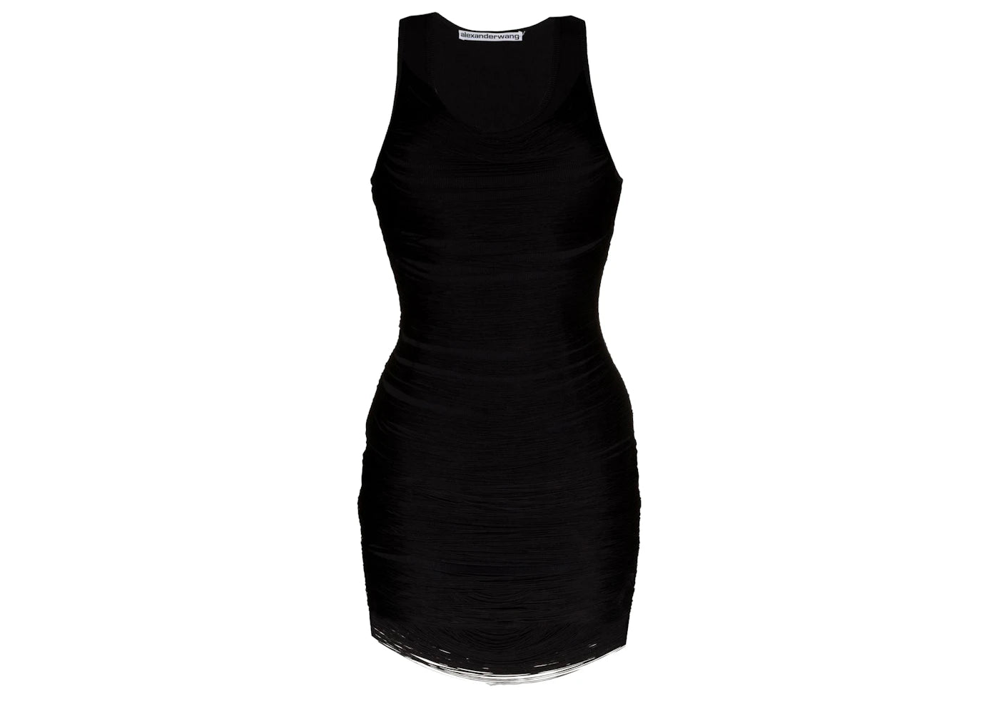Alexander Wang Women's Fringe Tank Dress Black