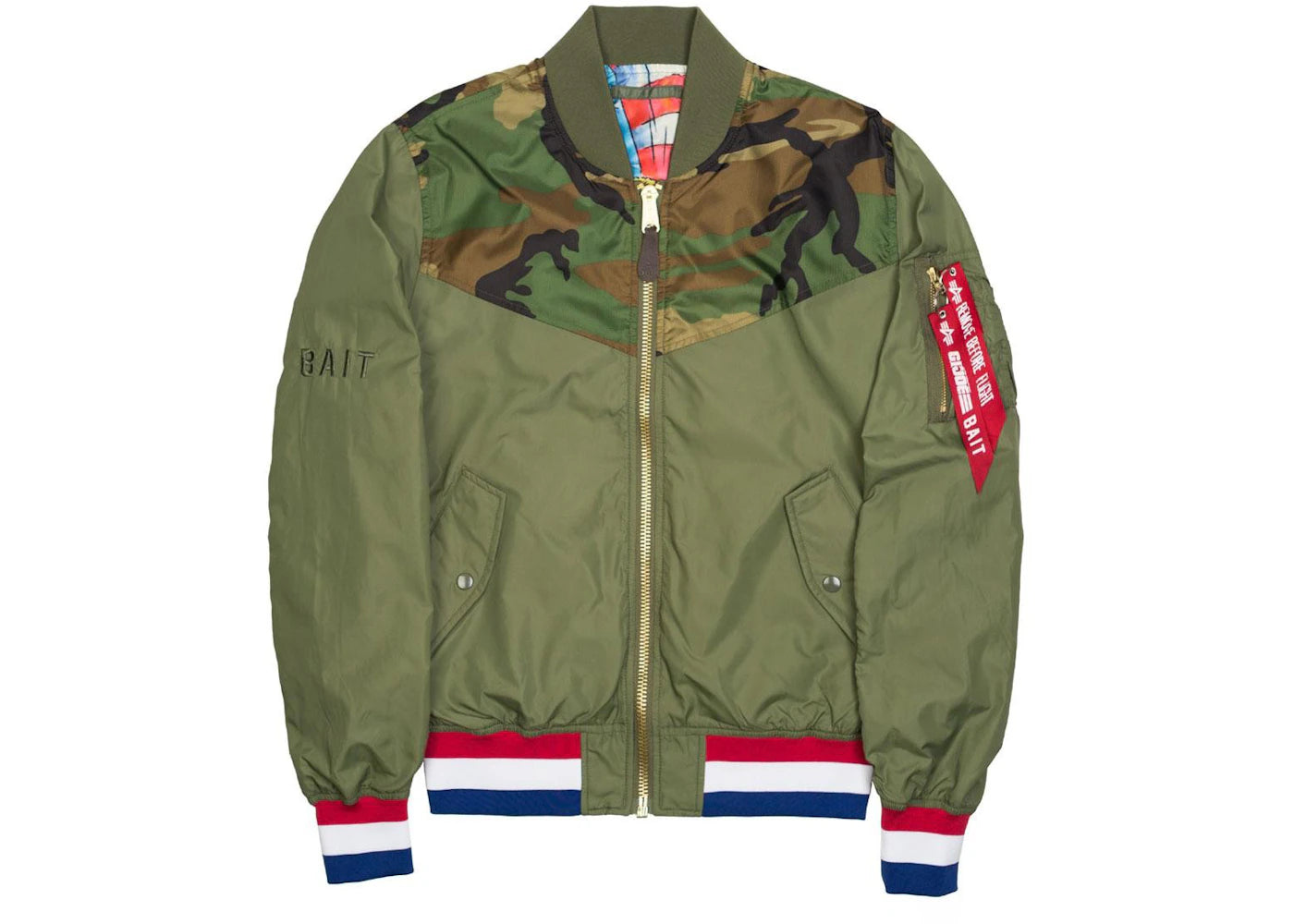 Alpha Industries x BAIT x GI Joe L2B Scout Military Reversible Jacket Green/Olive