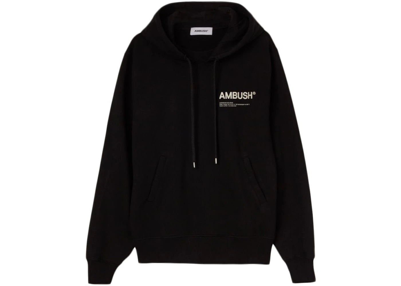 Ambush Fleece Workshop Hoodie Black/Tofu