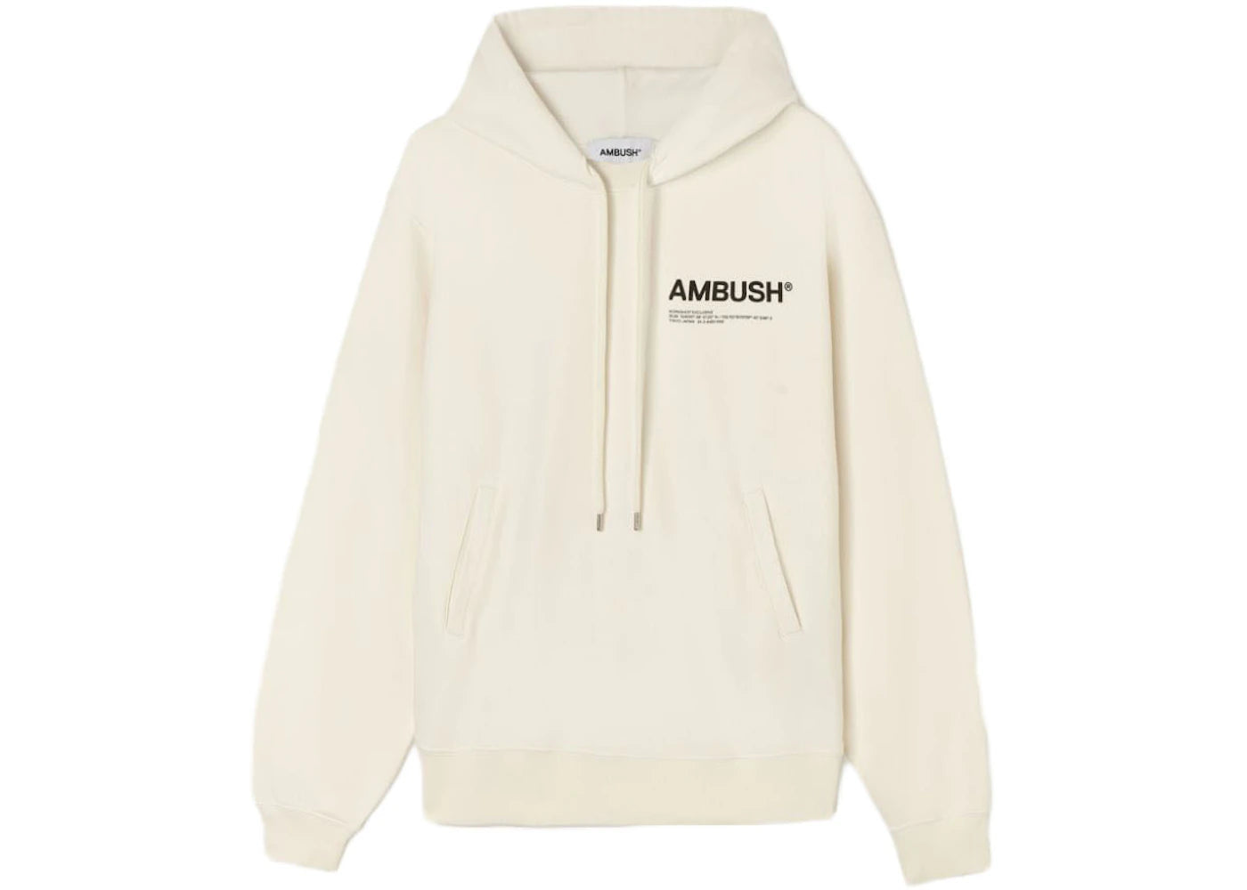 Ambush Fleece Workshop Hoodie Tofu/Black