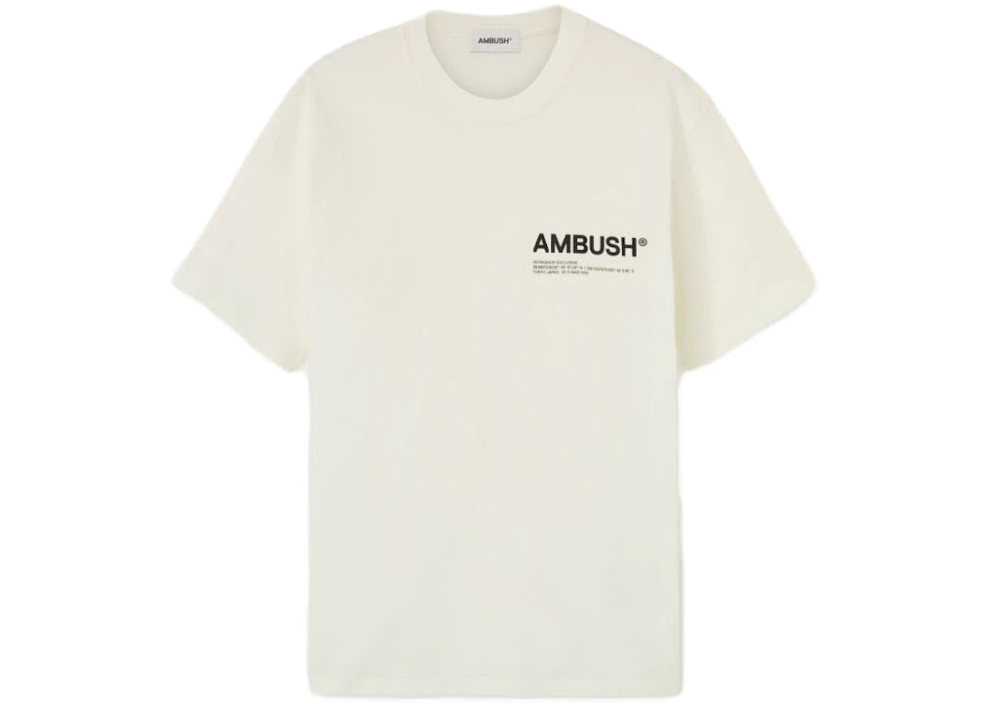 Ambush Jersey Workshop T-shirt Cloud/Dancer/Black