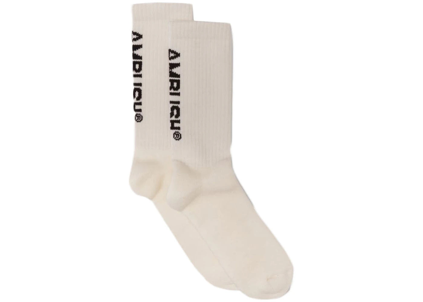 Ambush Logo Socks White/Black