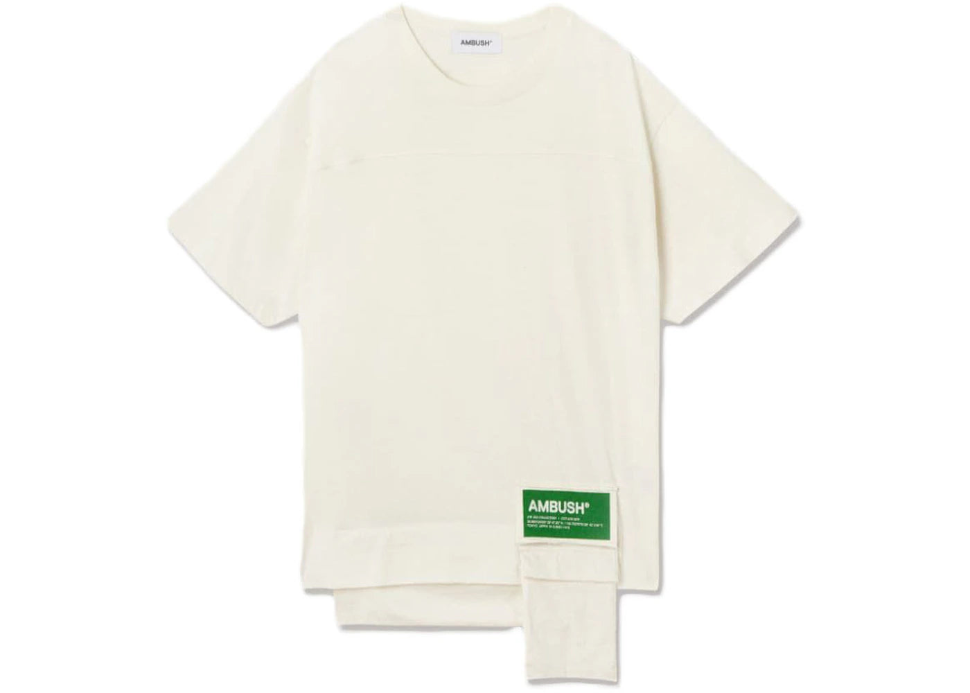 Ambush New Waist Pocket T-shirt Tofu/Fern Green