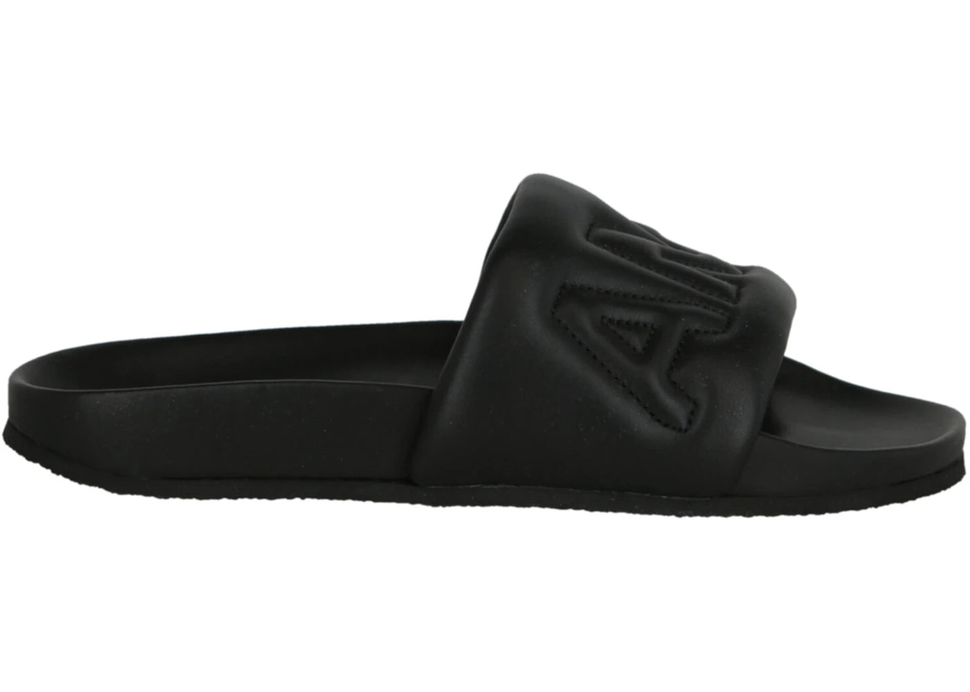 Ambush Quilted Logo Slides Black