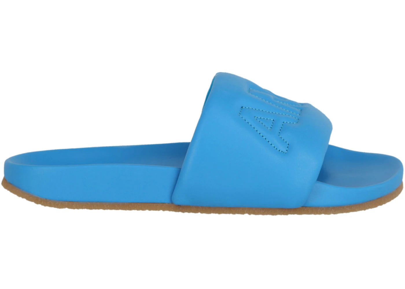 Ambush Quilted Logo Slides Blue