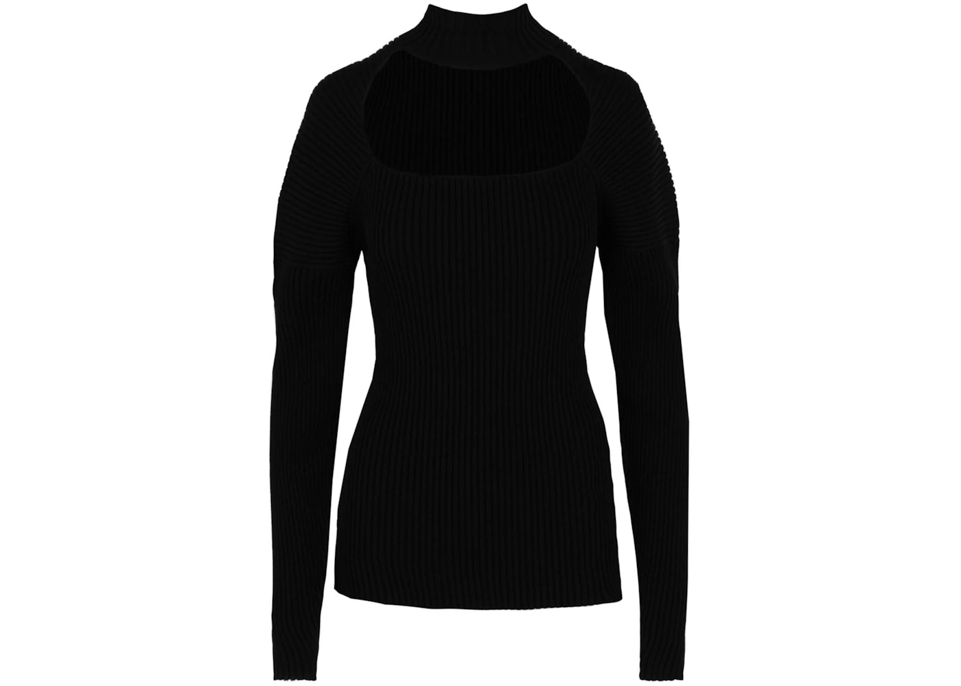 Ambush Ribbed Turtleneck Sweater Black