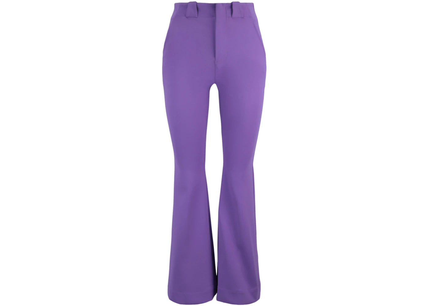 Ambush Scuba High Waist Flared Pants Purple