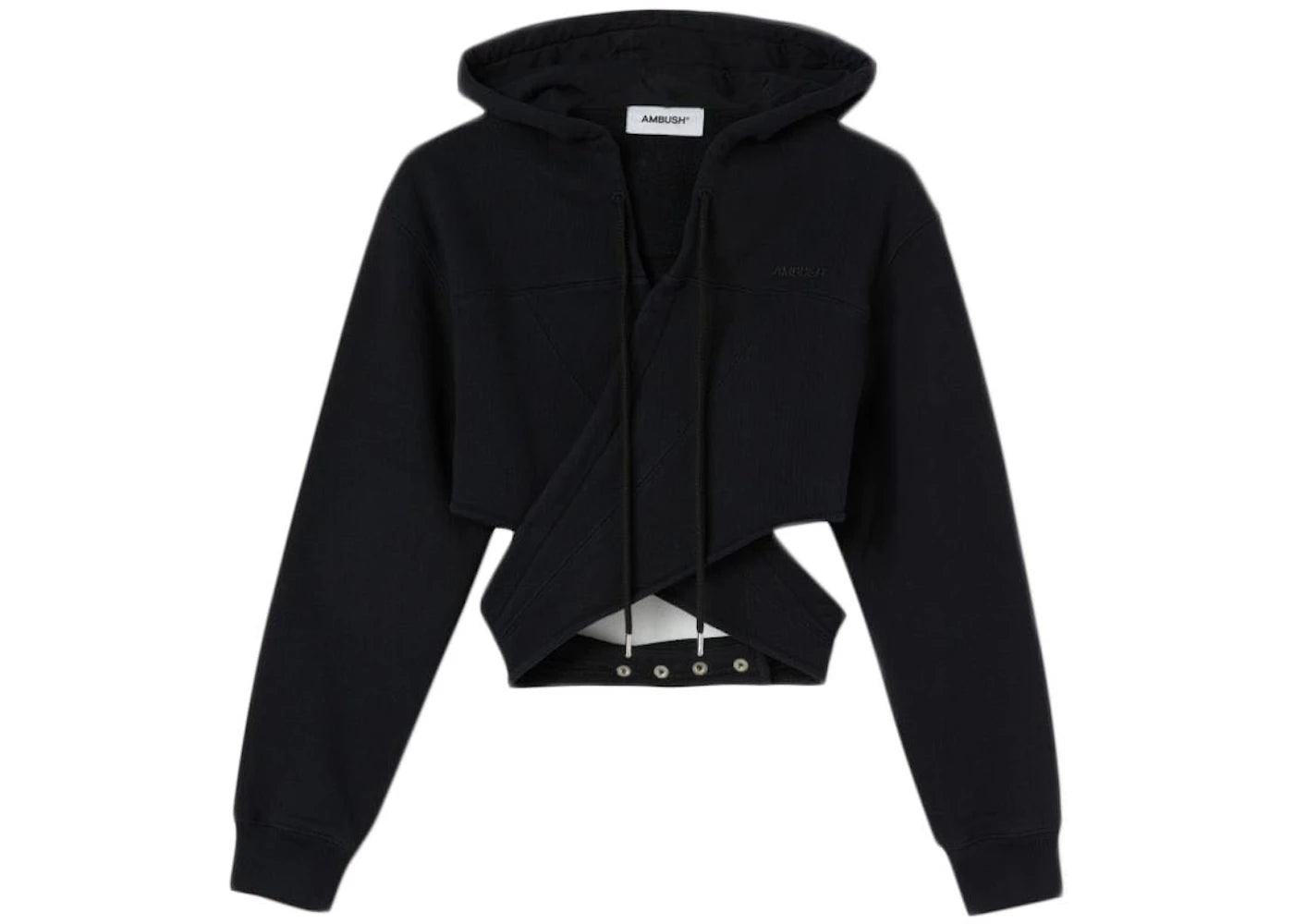 Ambush Wrapped Hoodie Sweatshirt Black