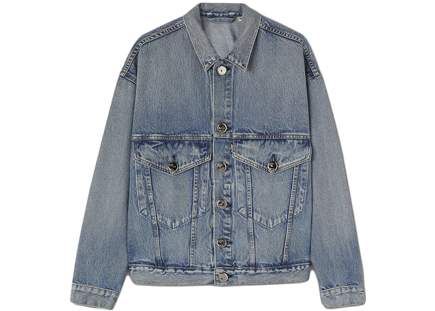 Ambush x Levi's Embellished Loose Fit Trucker Jacket Light Indigo