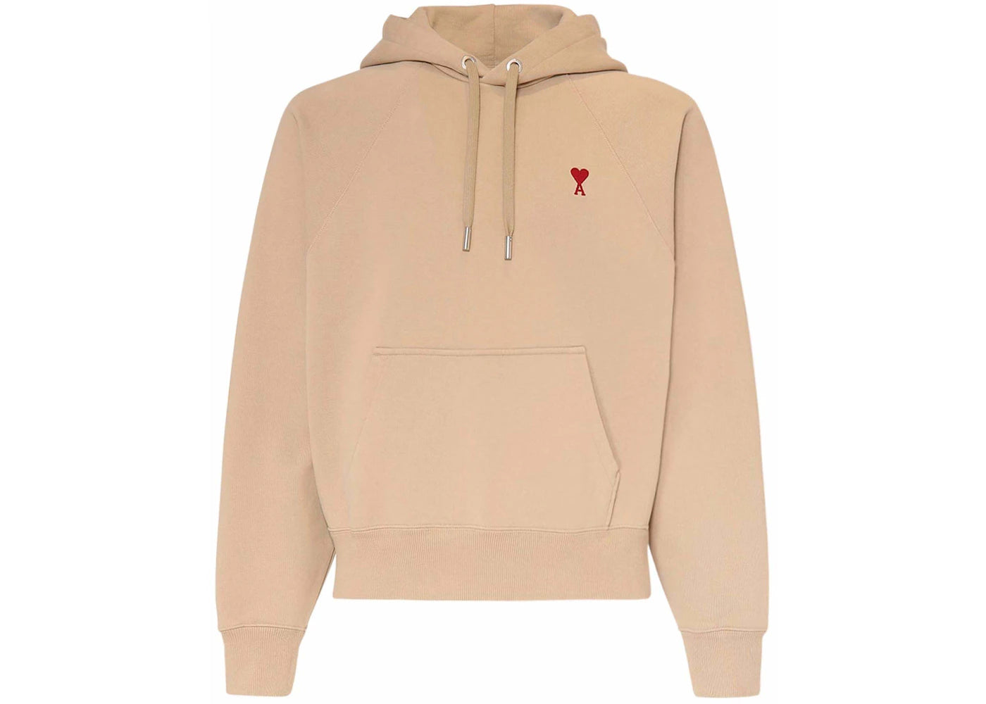 Ami Paris Ami De Coeur Hoodie Champagne