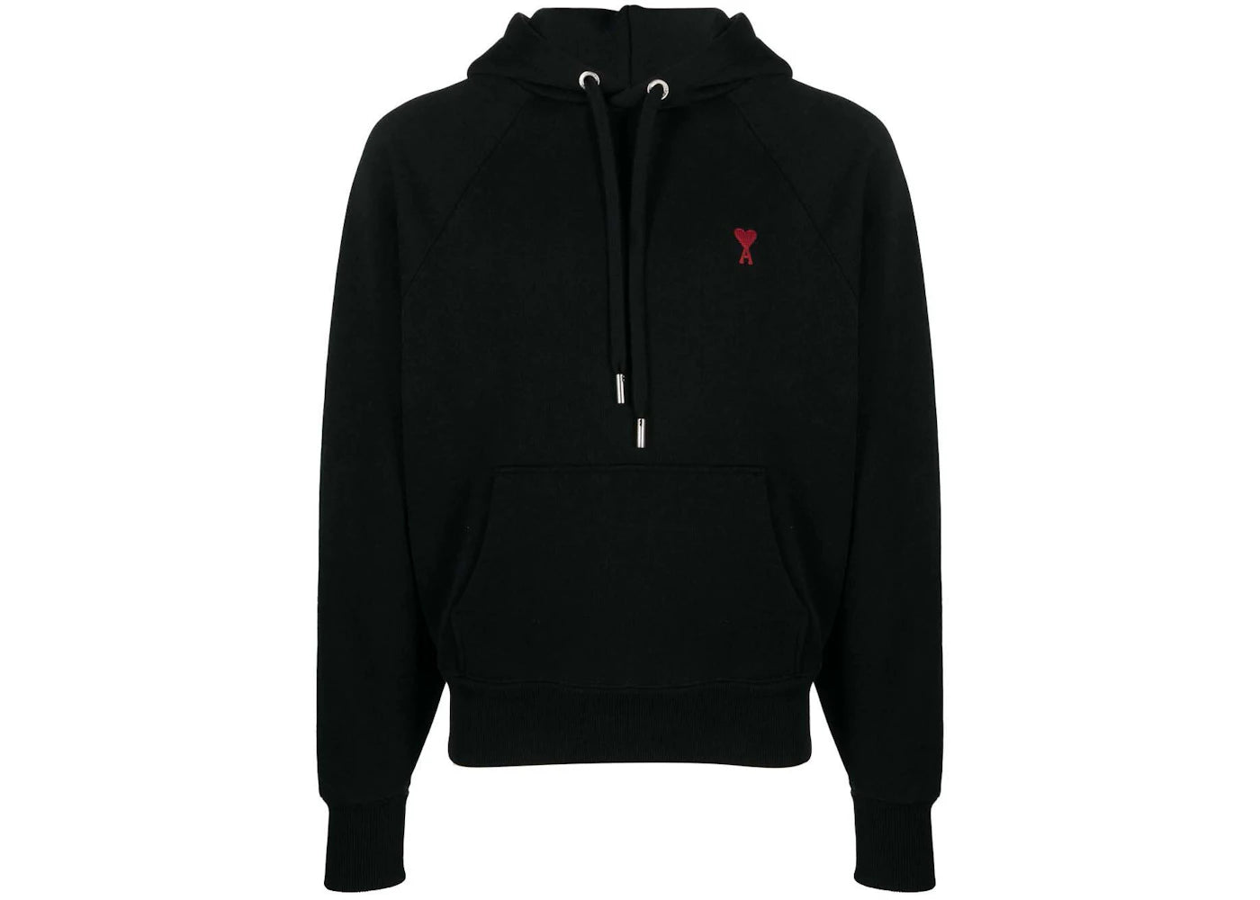 Ami Paris Ami De Coeur Small Logo Hoodie Black