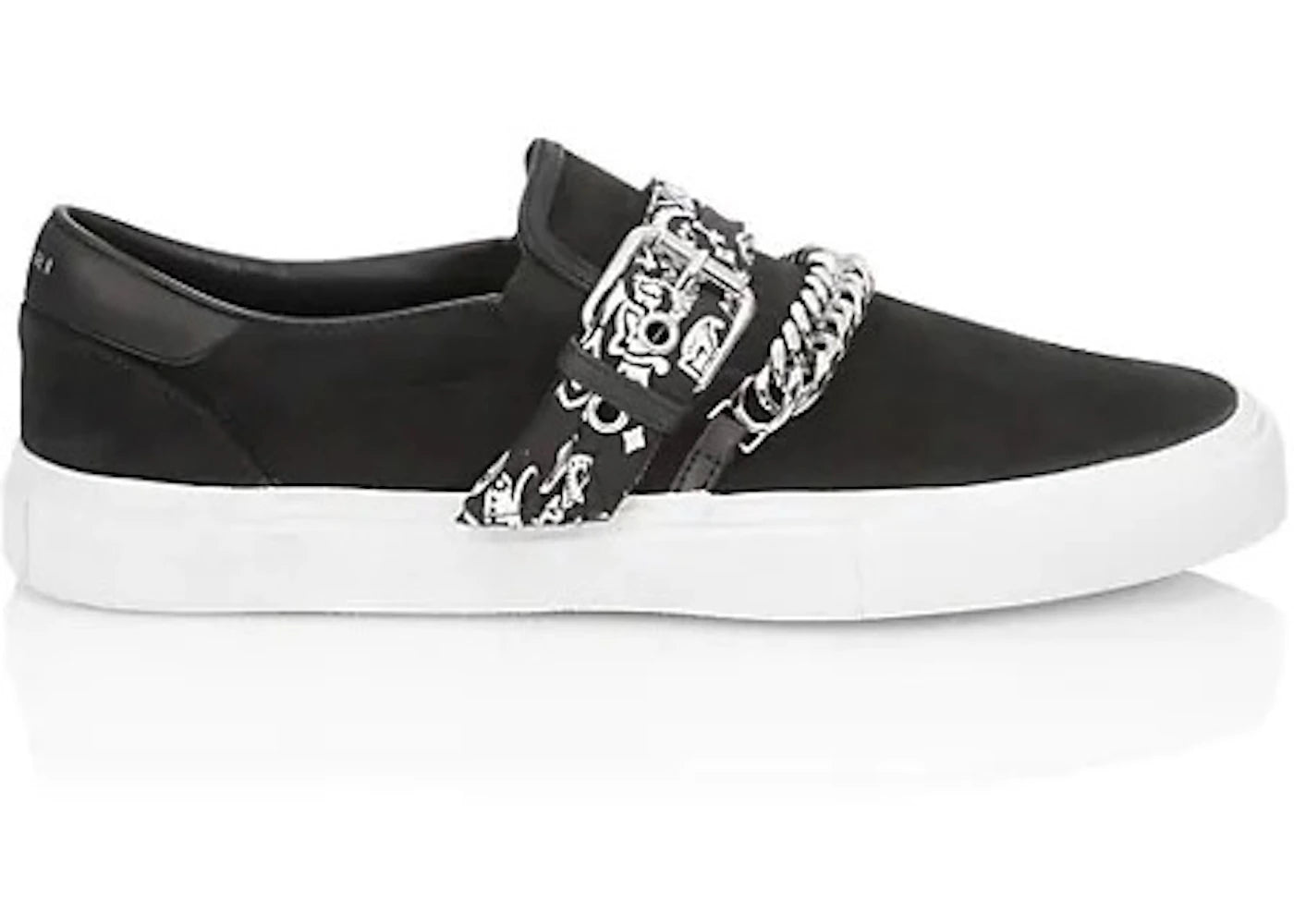 AMIRI Bandana Buckle Slip On Black