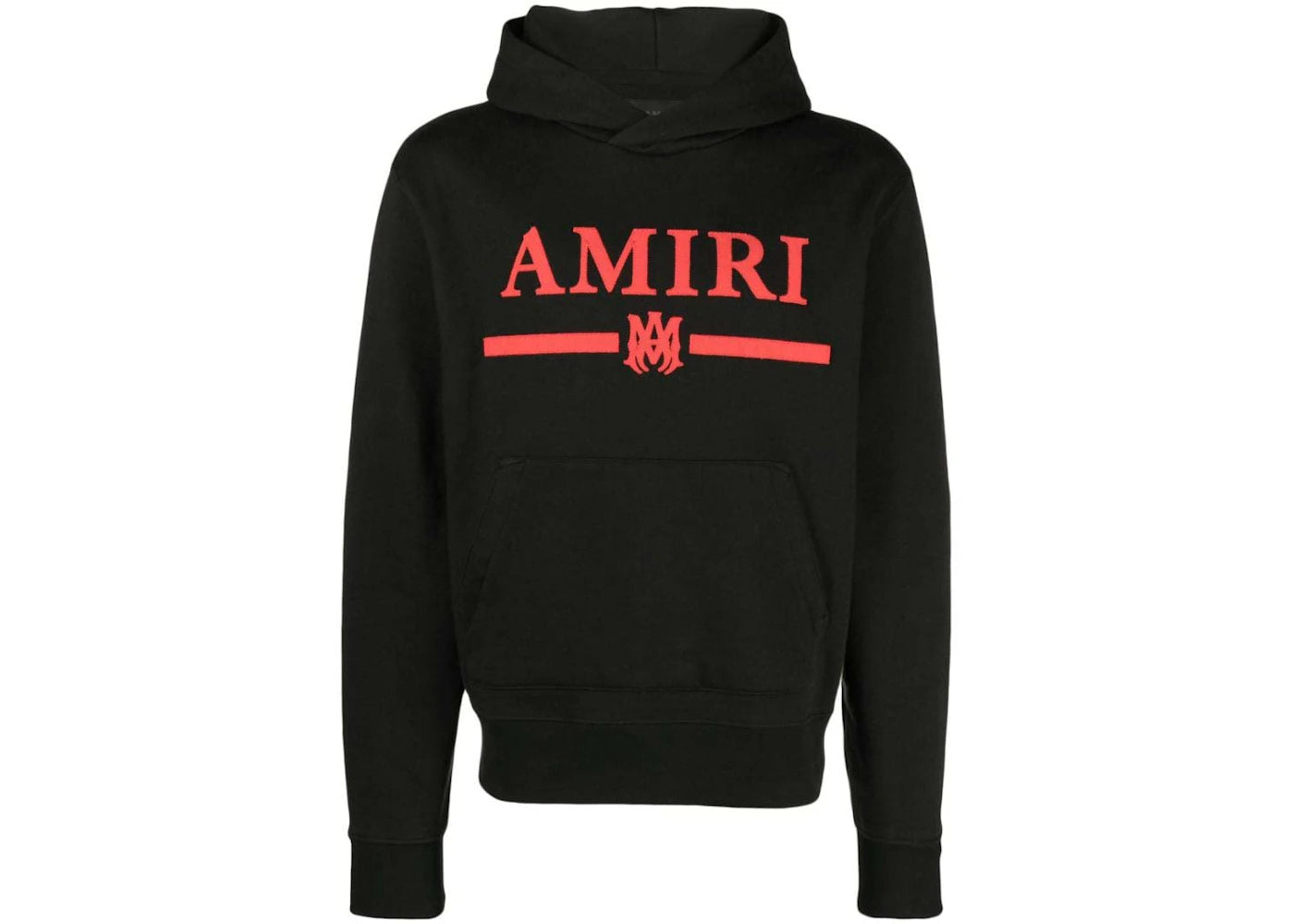 AMIRI Browns Fashion Logo Applique Hoodie Black/Red