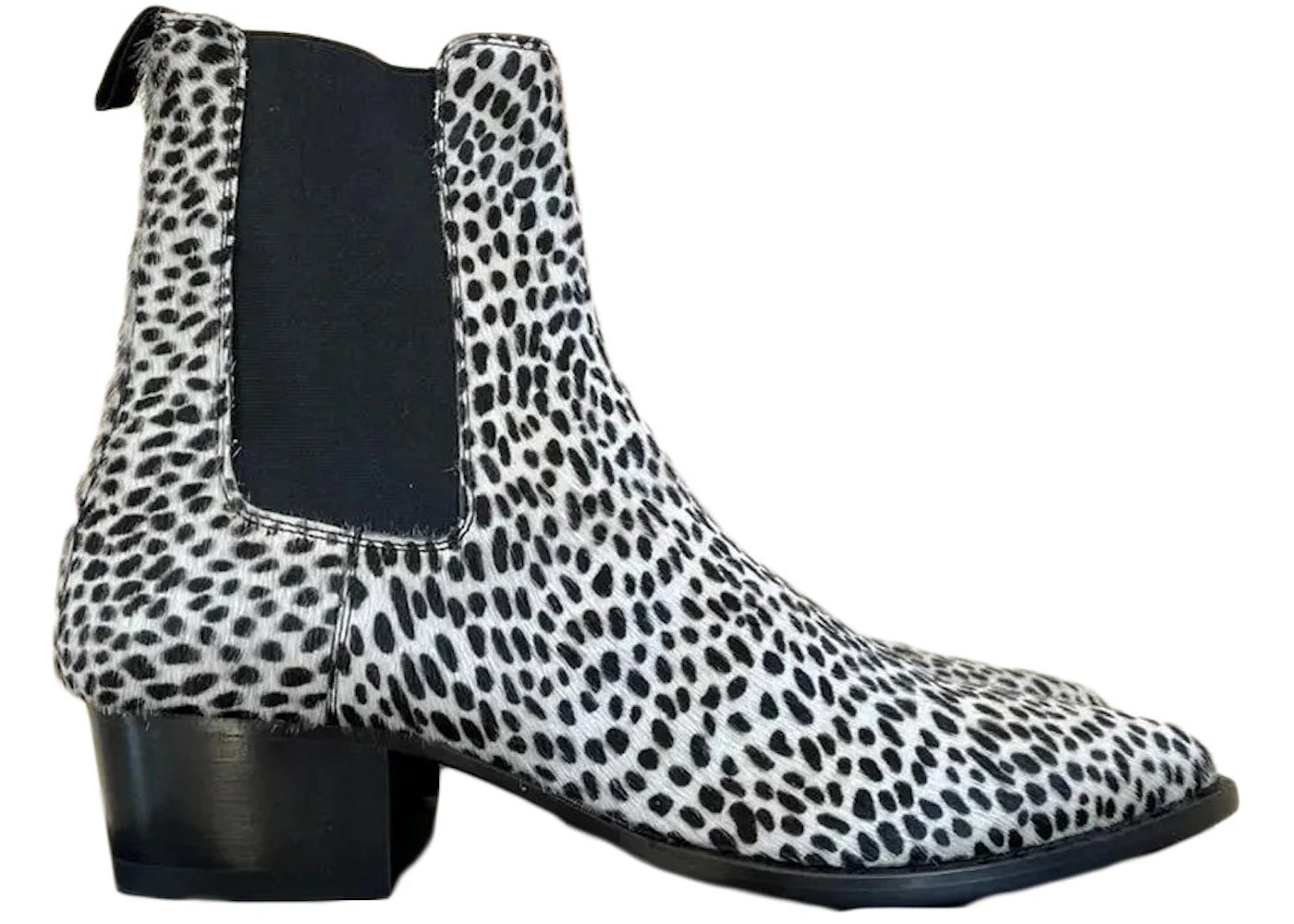 AMIRI Chelsea Boots Black White Leather