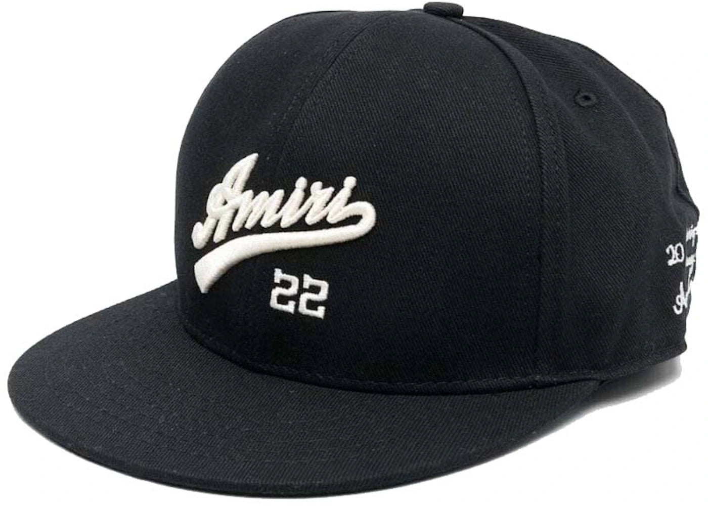 AMIRI Embroidered Logo Cap Black/White