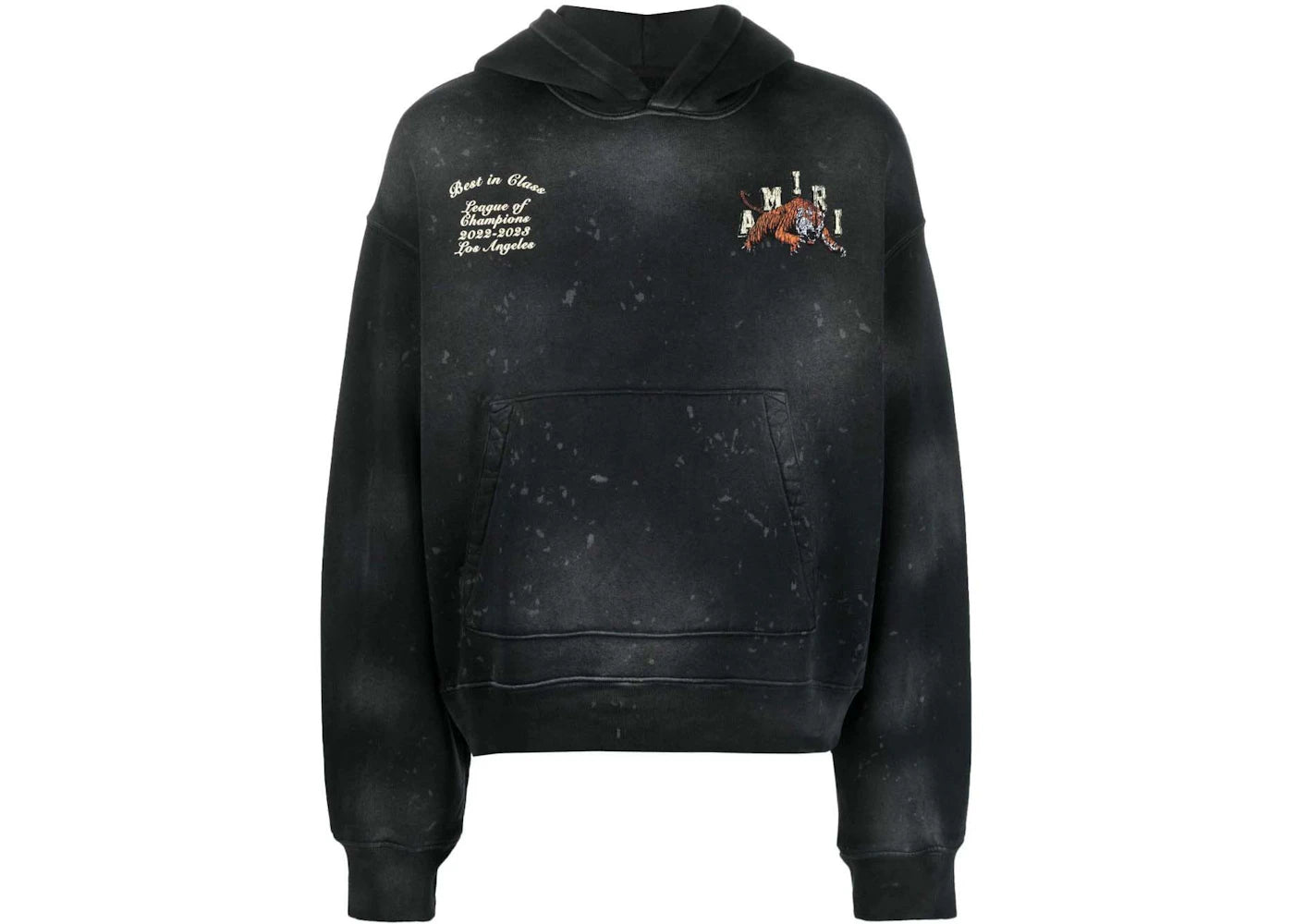 AMIRI Vintage Tiger Varsity Hoodie Black