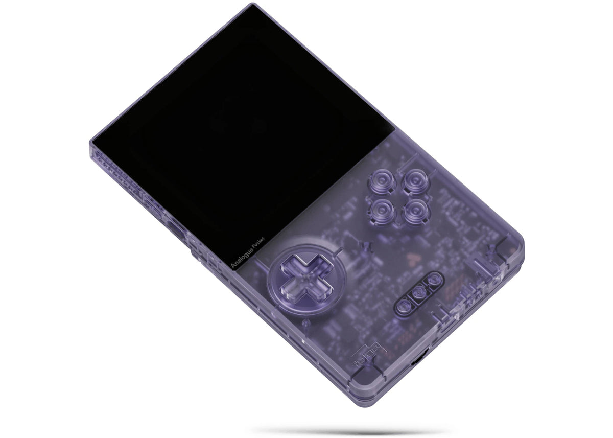 Pocket Console Analogue Pocket Console Transparent Purple – Side Kicks