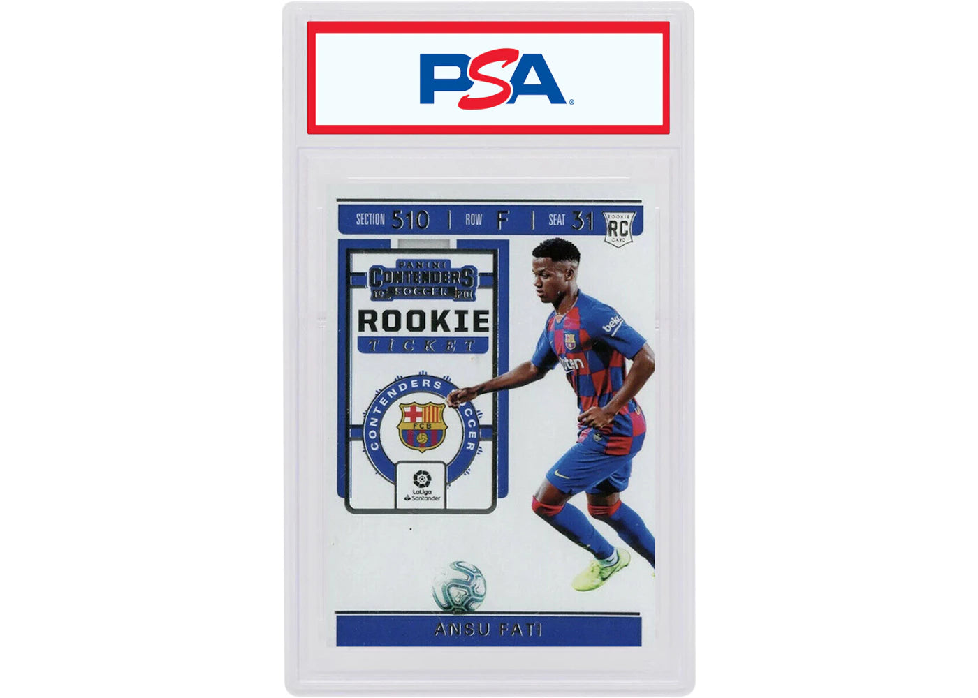 Ansu Fati 2019 Panini Chronicles Rookie #RT4 (PSA or BGS Graded)