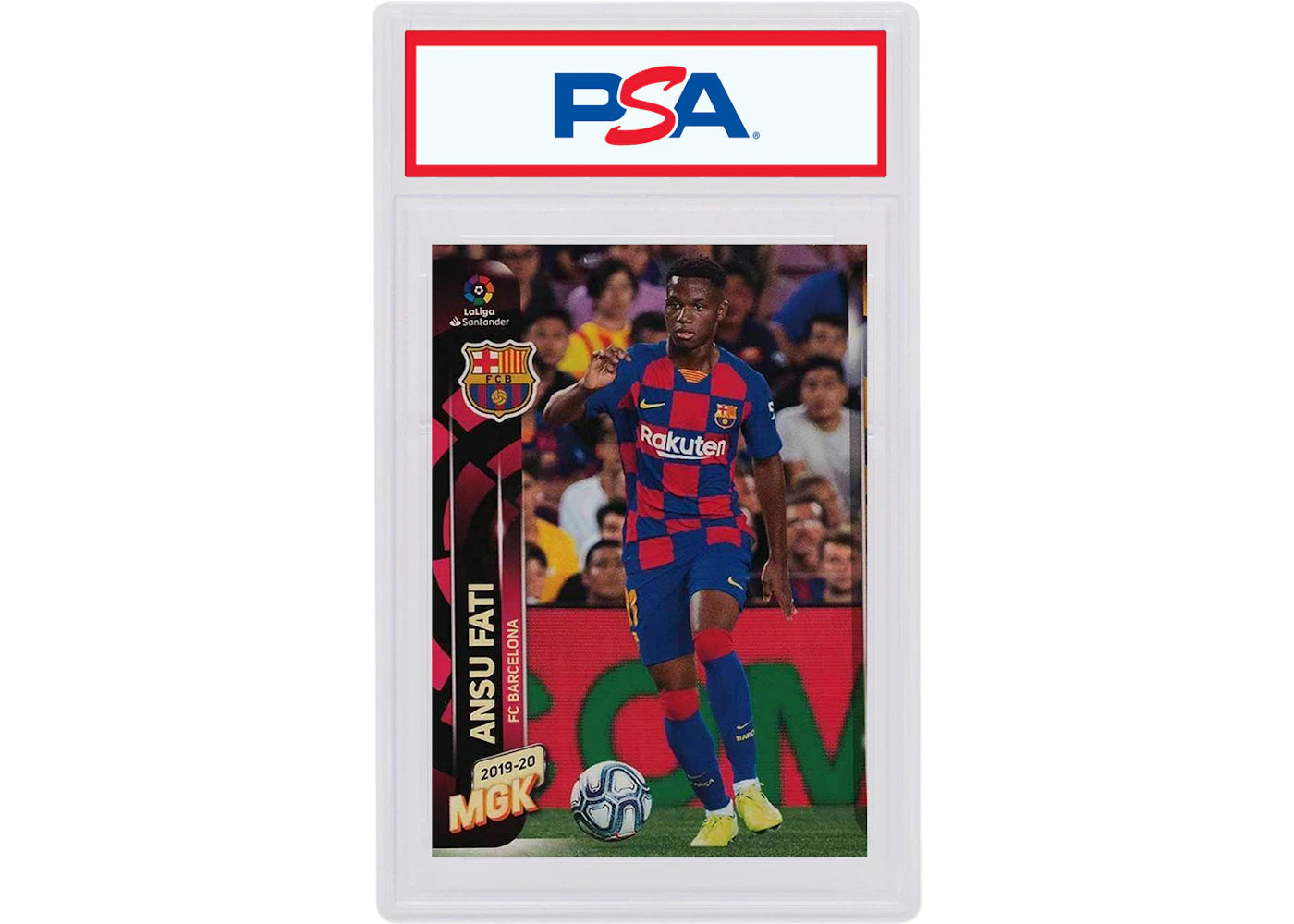 Ansu Fati 2019 Panini Liga Megacracks #72BIS (PSA or BGS Graded)