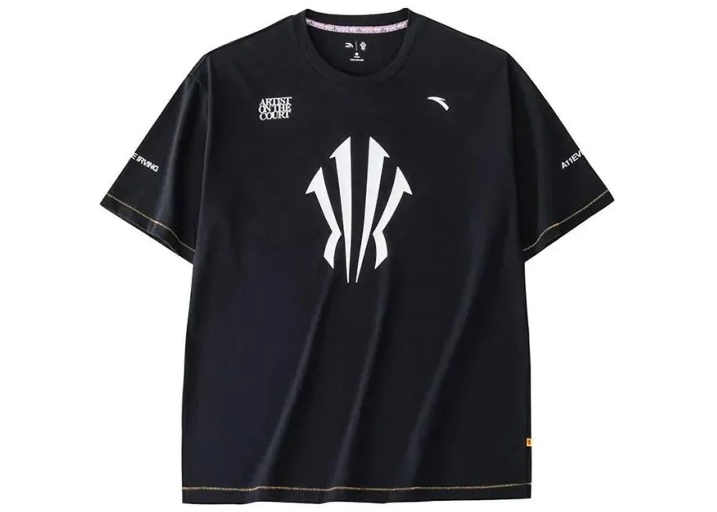 Anta x Kyrie Irving Logo Basketball Tee Black