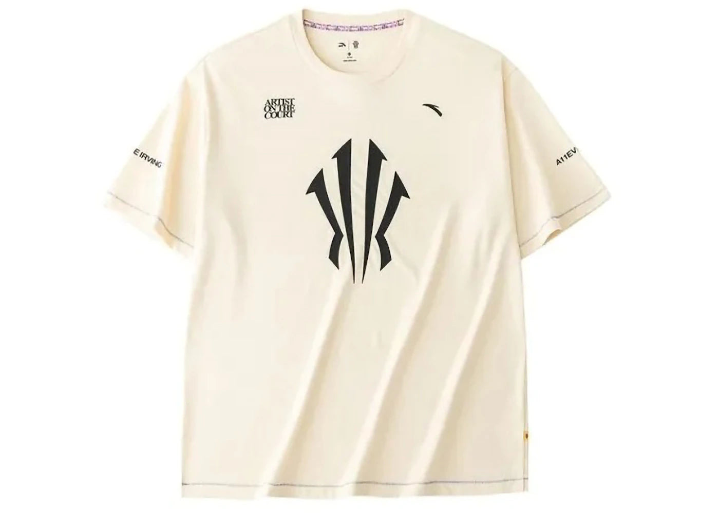 Anta x Kyrie Irving Logo Basketball Tee Moon White