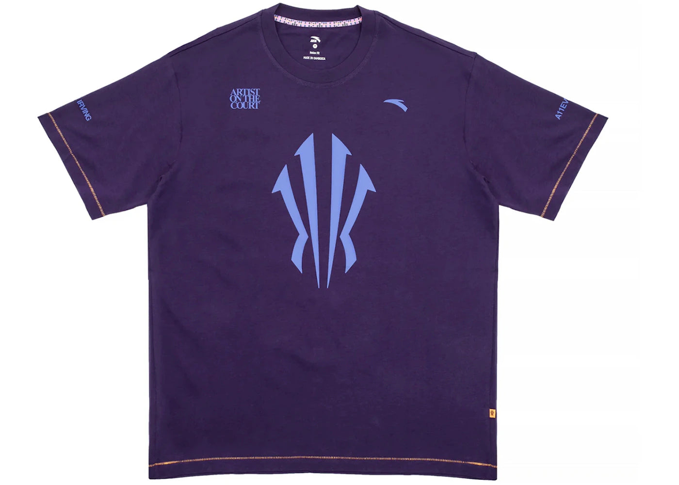 Anta x Kyrie Irving Logo Basketball Tee Purple