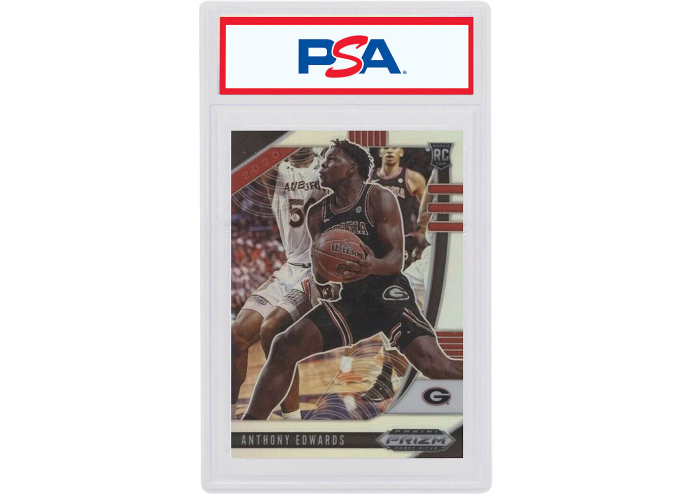 Anthony Edwards 2020-21 Panini Prizm Draft Picks Basketball Rookie Silver #1 (PSA or BGS Graded)