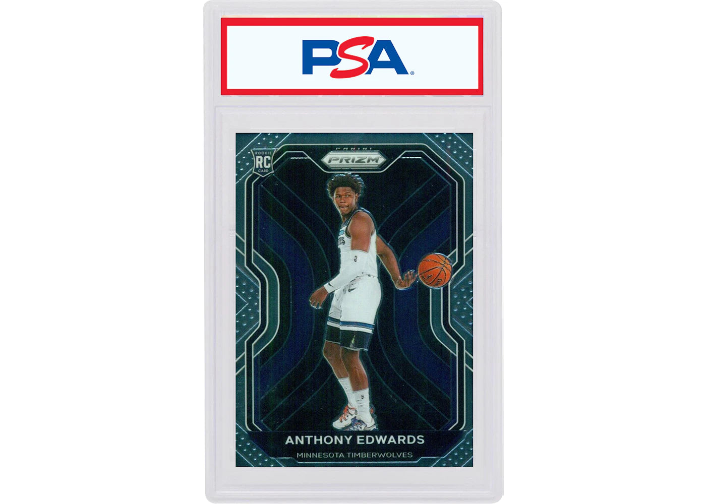 Anthony Edwards 2020 Panini Prizm Rookie #258 (PSA or BGS Graded)