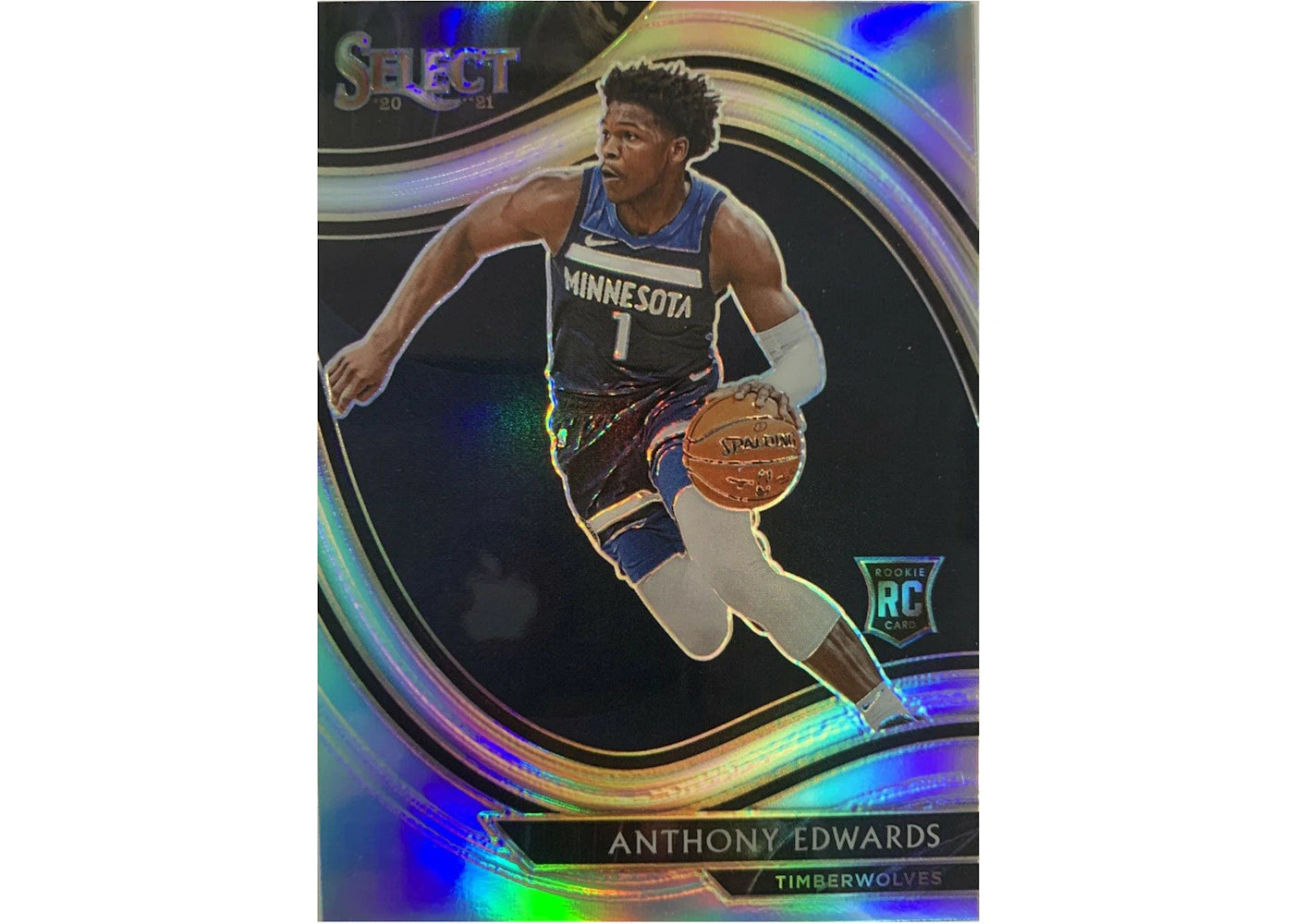 Anthony Edwards 2020 Panini Select Courtside Rookie Silver #300 (Ungraded)