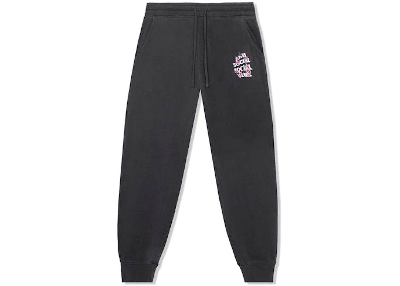 Anti Social Social Club 3.0 Washed Sweatpants Black